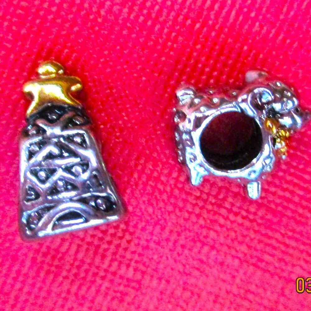 Pugster Christmas Tree & Lamb Charms Add On To European Bracelets